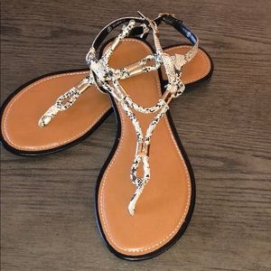 Montego Bay Snakeskin Sandal